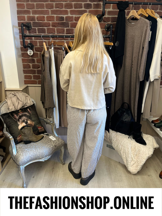 Willow beige faux suede jacket 8-16