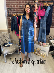 Fly Out denim sleeveless jacket / Dress 10-16