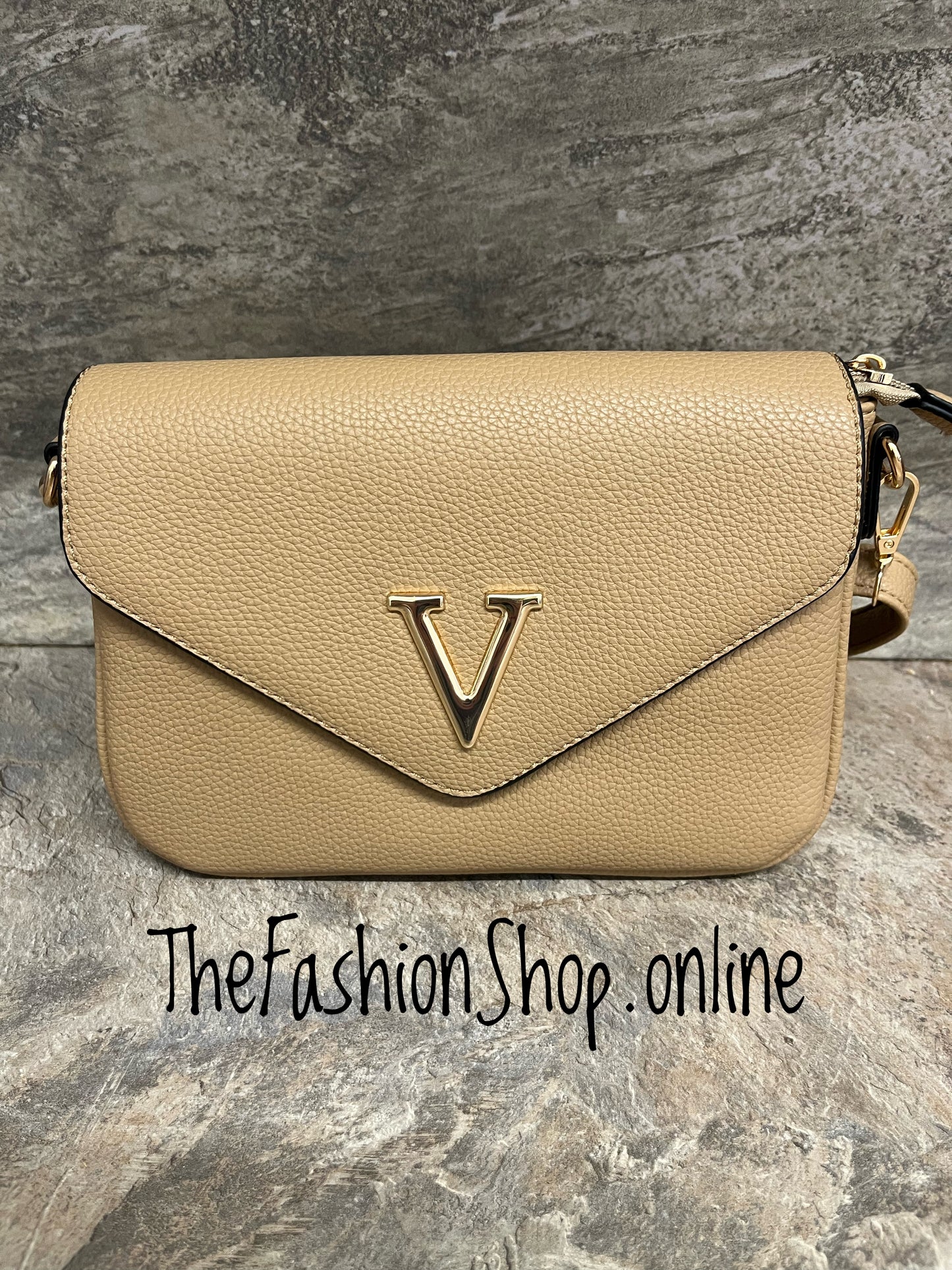 Vivian dark beige shoulder bag