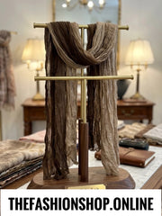 Cafe Au Lait Wrinkle scarf