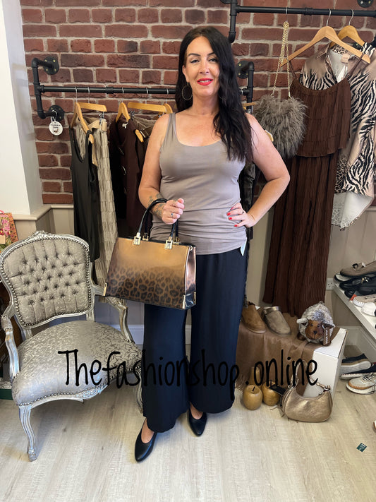 Chelsea mocha soft vest 8-14 and 16-18