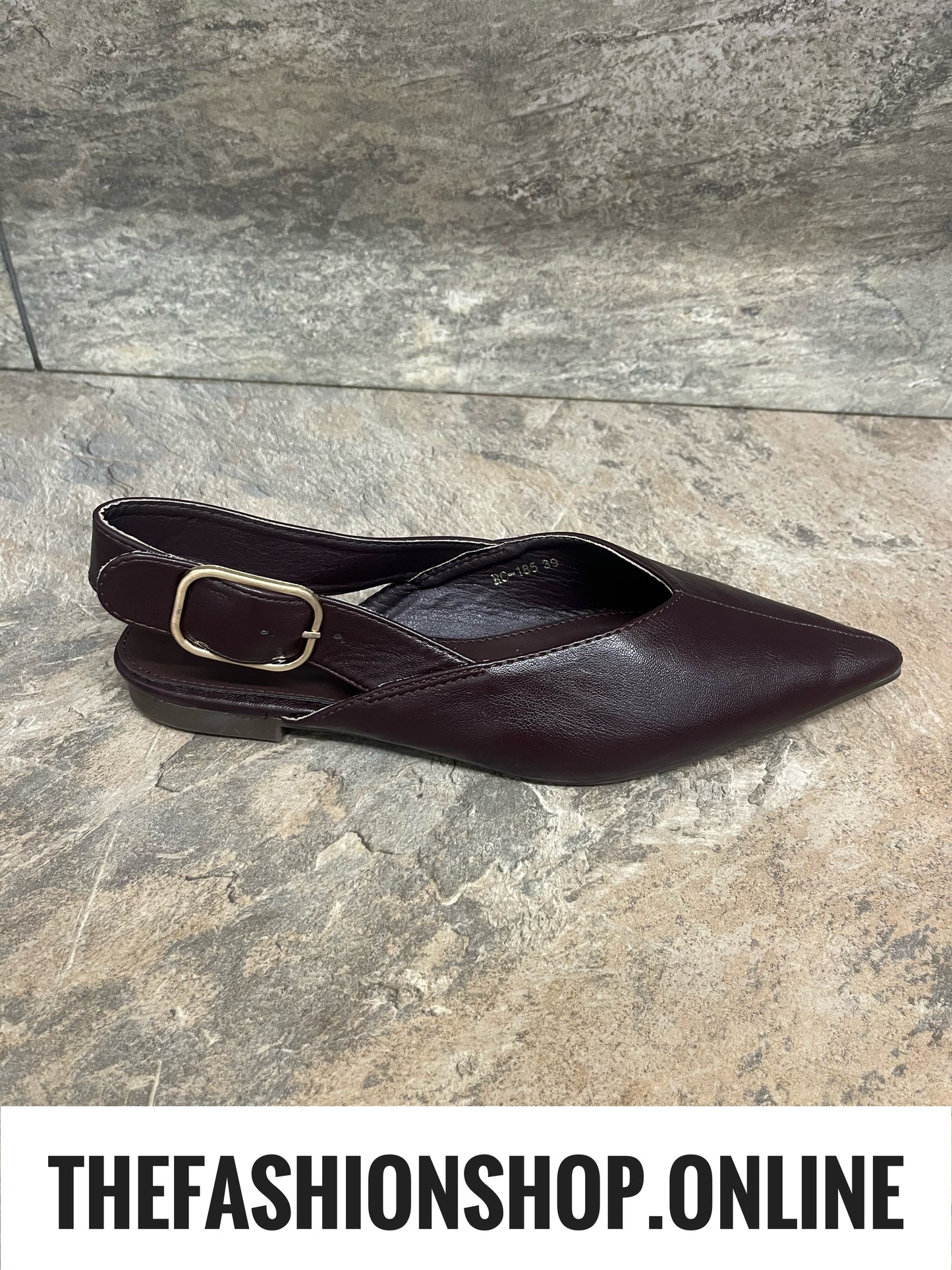 Orena mulberry pointed slingback sizes 3-8 (36-41)