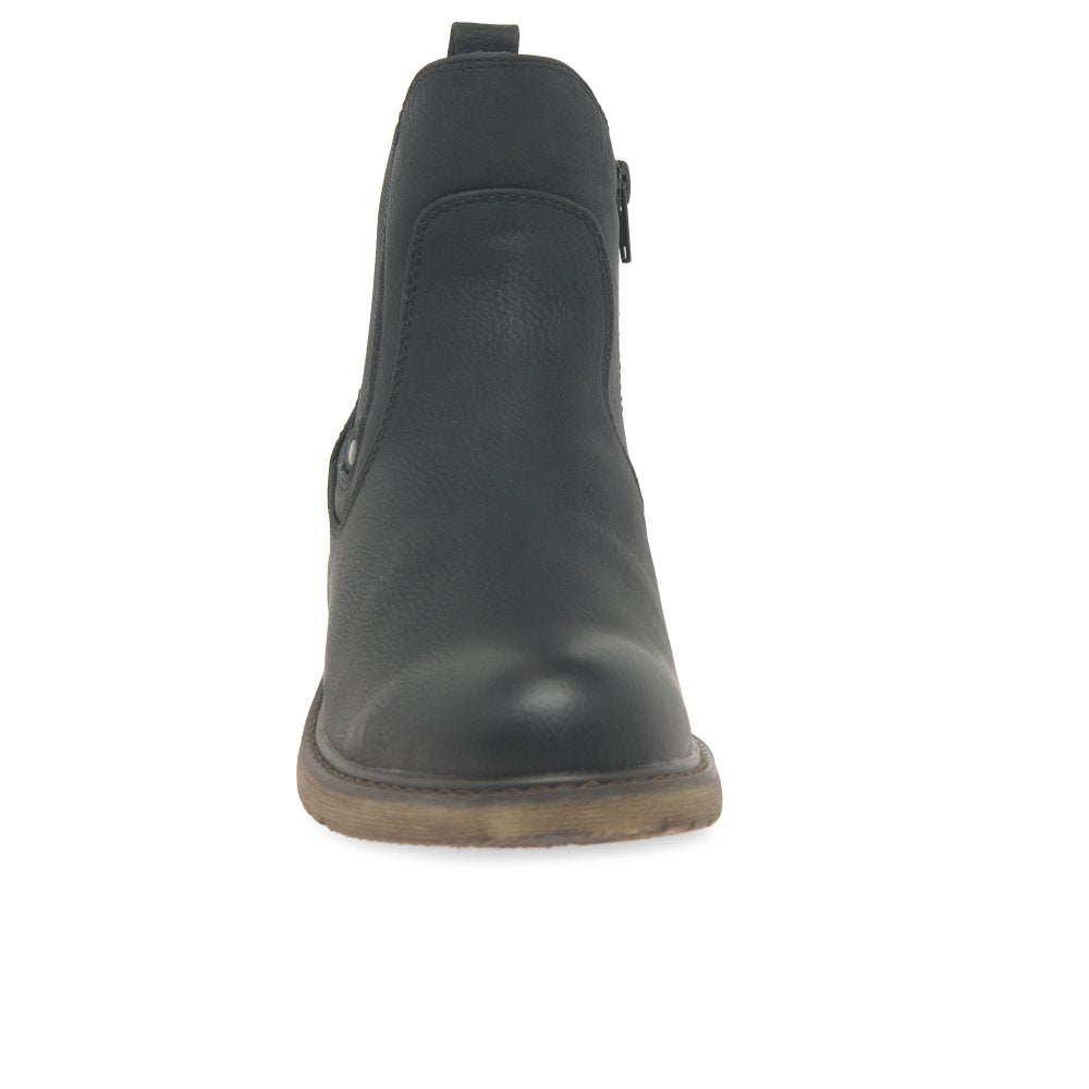 Lunar Roxie II black ankle boot sizes 4-8
