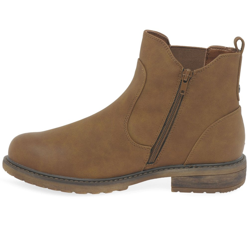 Lunar Roxie II tan ankle boots sizes 4-8