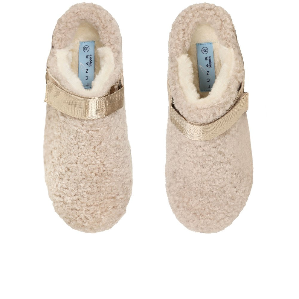 Lunar beige Naples slippers sizes 4-8 (37-41)