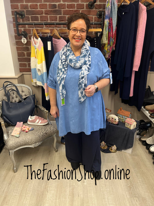 Maria denim blue swing top 16-22