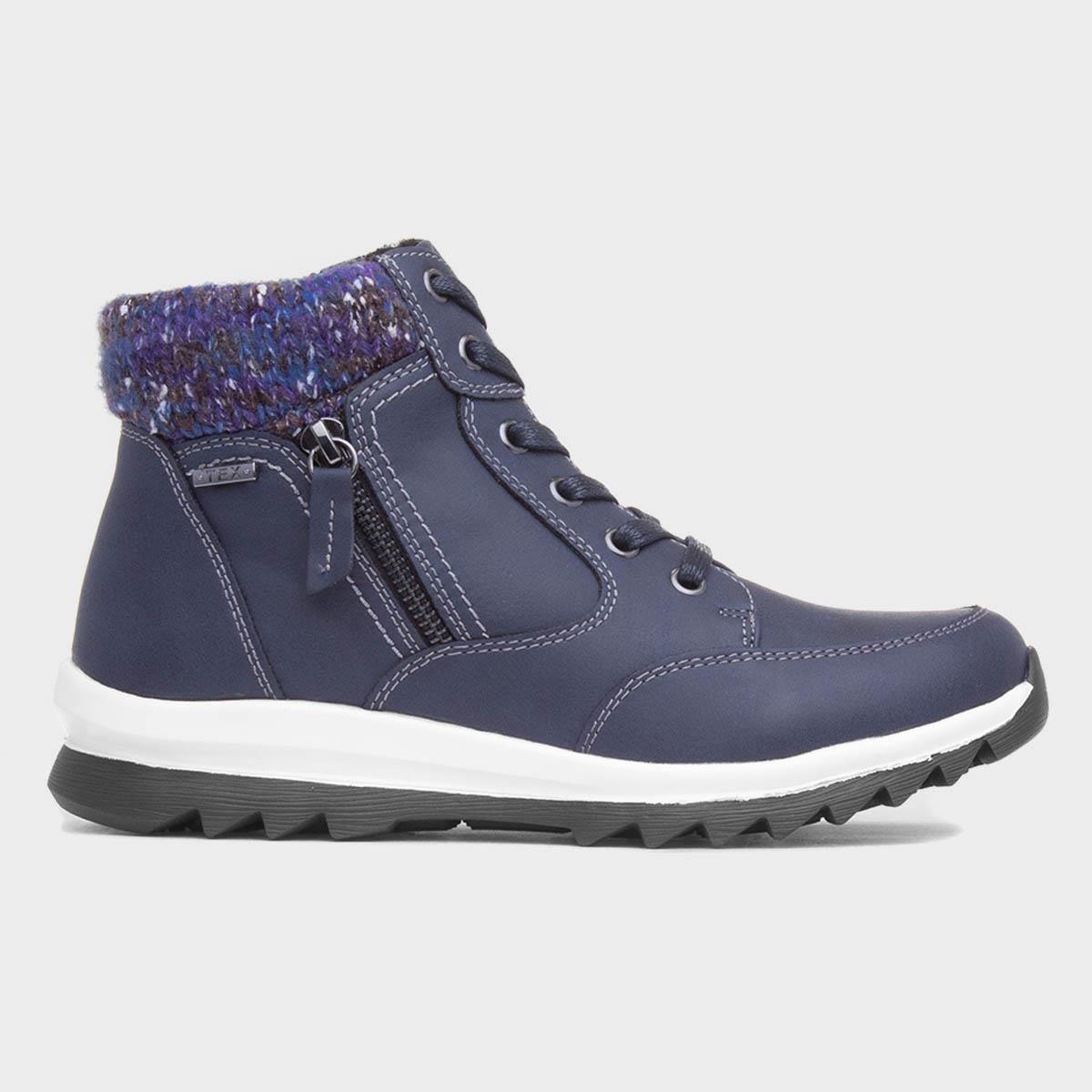 Lunar Buttermere navy waterproof ankle boot sizes 4-8