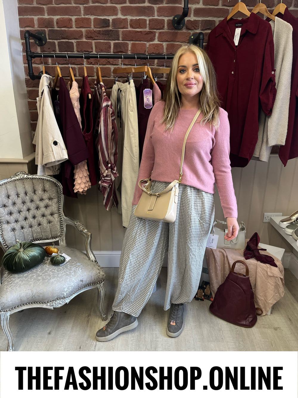 Amy pink soft jumper 8-16