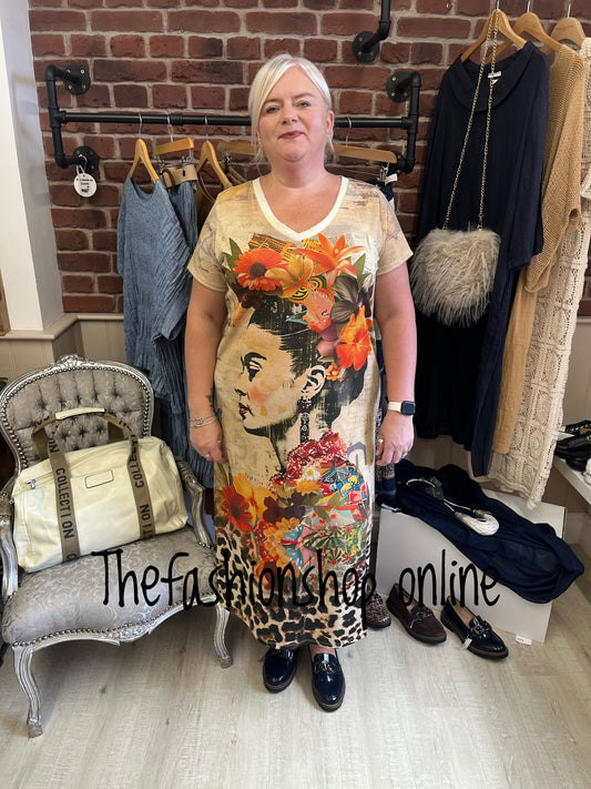 Saskia portrait shimmer dress 12-18