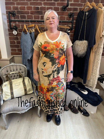 Saskia portrait shimmer dress 12-18