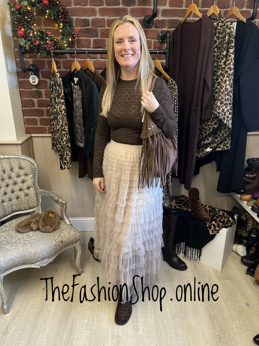 Kimberley brown crystal bodysuit 8-12