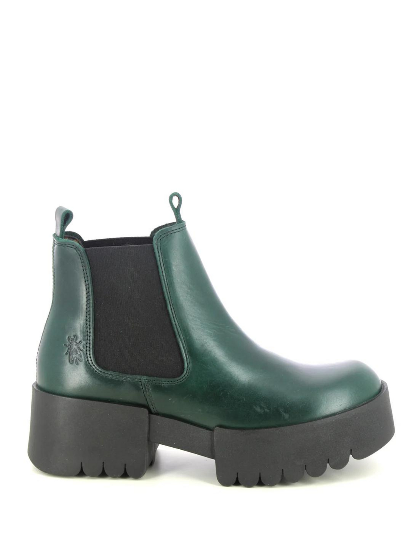 Fly of London Exia Rug petrol leather chunky Chelsea boot sizes 4-8