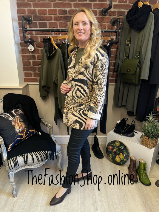 Frida Kahlo faux suede jacket 10-16