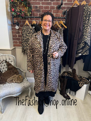 Courteney leopard print coat 16-22