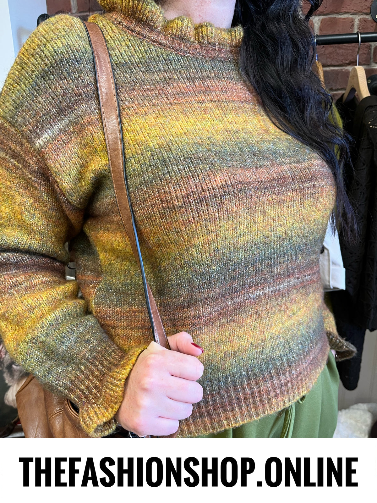 Hattie wool mix ombre jumper 10-18