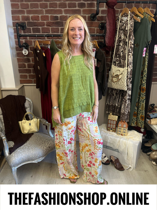 Millie summer days floaty trousers sizes 12, 14 and 16