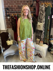 Millie summer days floaty trousers sizes 12, 14 and 16