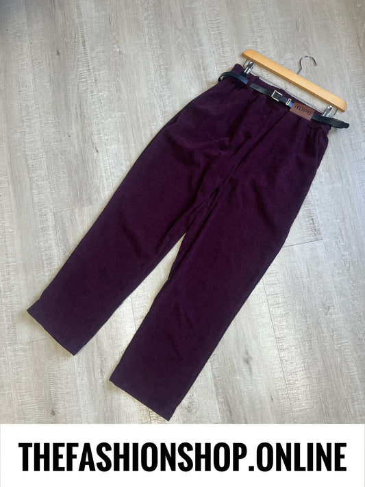 Cody damson cord trousers 8-14