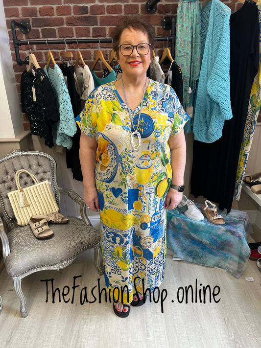 Helen lemon summer dress 12-18