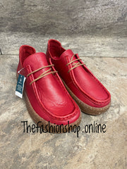Modella Camden red leather shoes sizes 4-8 (37-41)
