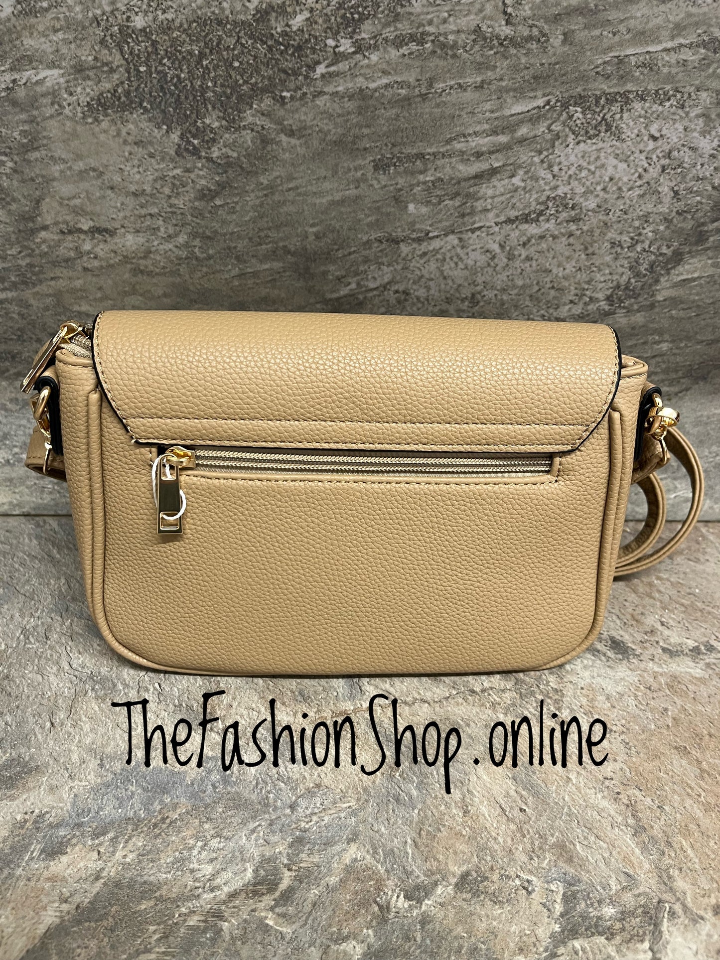 Vivian dark beige shoulder bag
