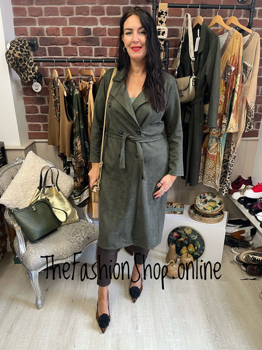 Maeve khaki trench coat 8-14