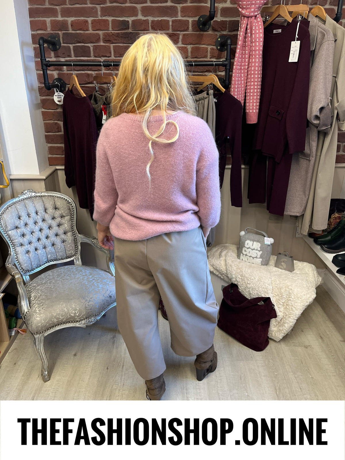 Layla pink alpaca mix jumper 10-18