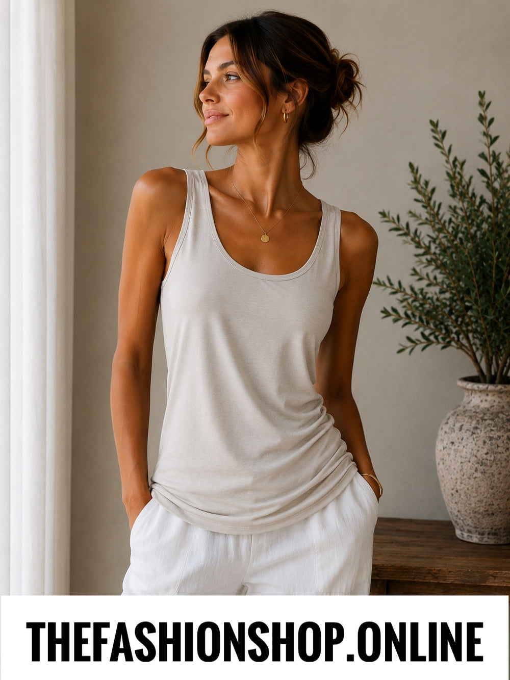 Chelsea stone soft vest sizes 8-14 and 16-18