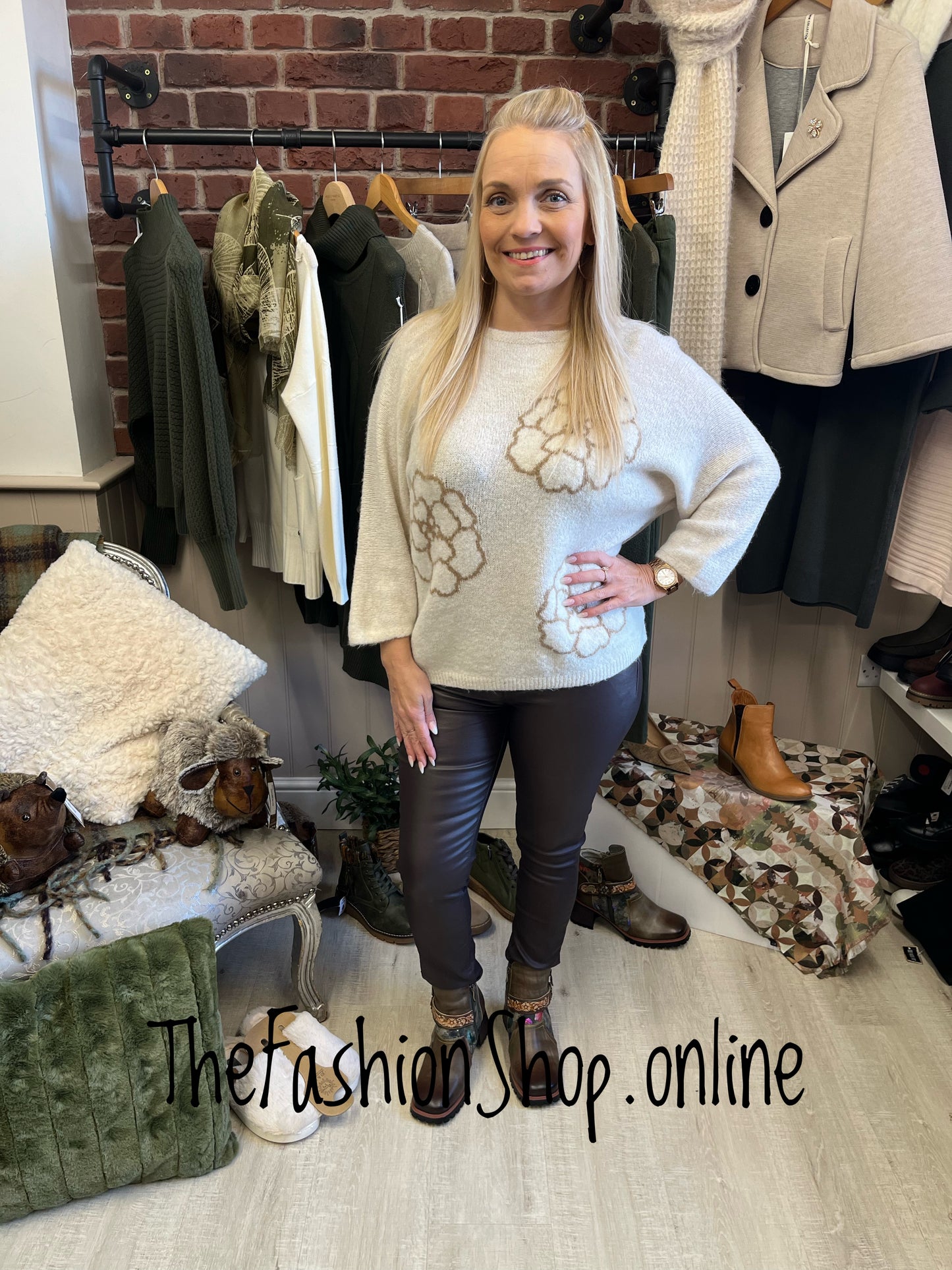 Kara Cream Knit Jumper 12-16