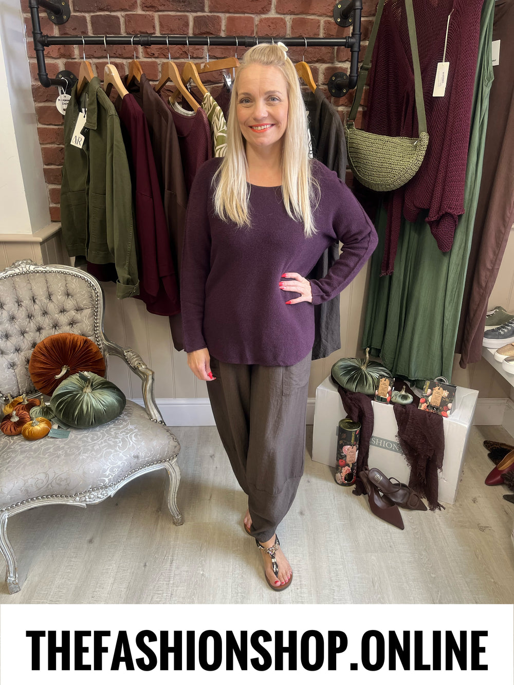 Amy damson soft jumper 8-16