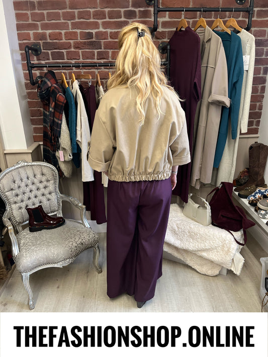 Zena camel double breasted jacket 8-16