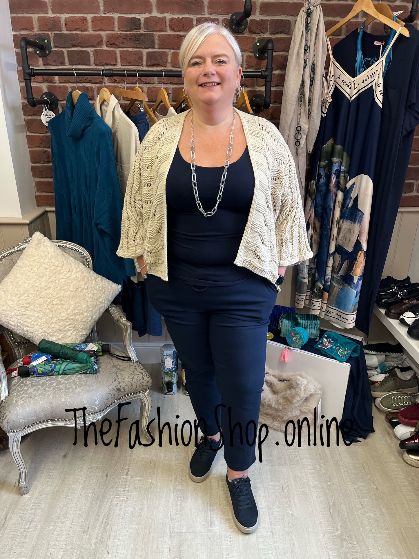 Nala beige edge to edge cardigan 8-20