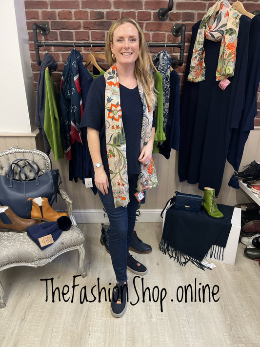 Harper navy knitted top 10-16