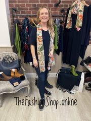 Harper navy knitted top 10-16