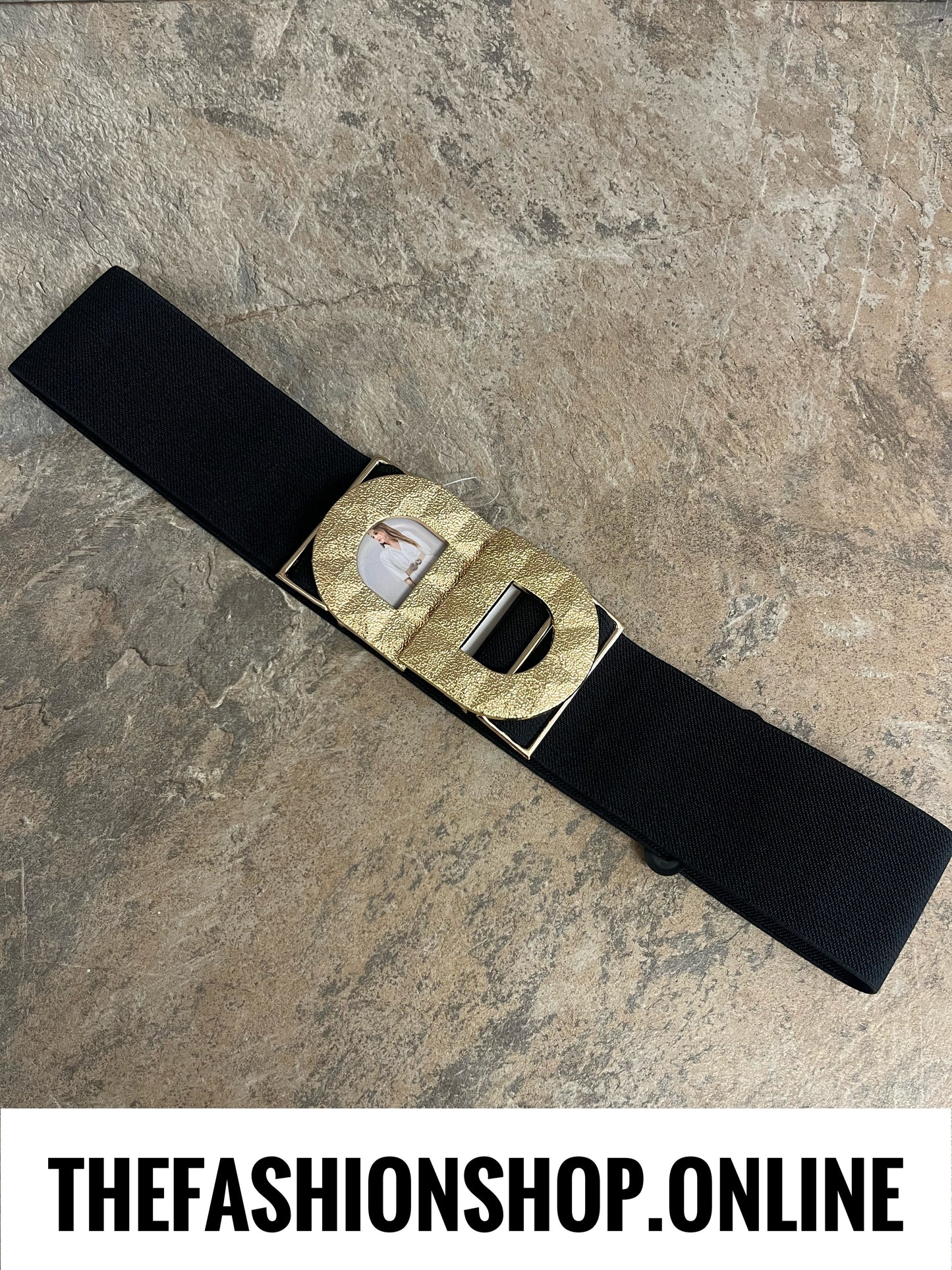 Black statement belt