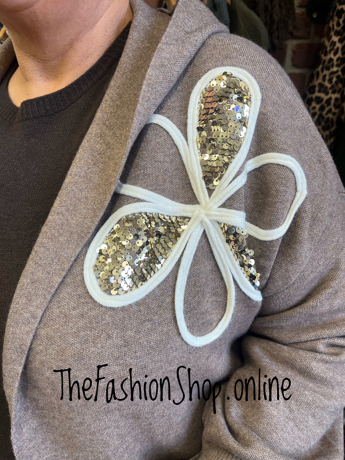 Bridget coffee hooded coatigan 12-18