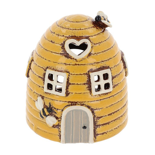 Village Pottery Mini Beehive Yellow Tealight