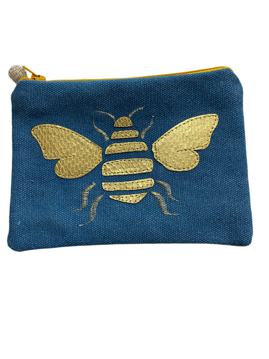 Lua Bee purse blue