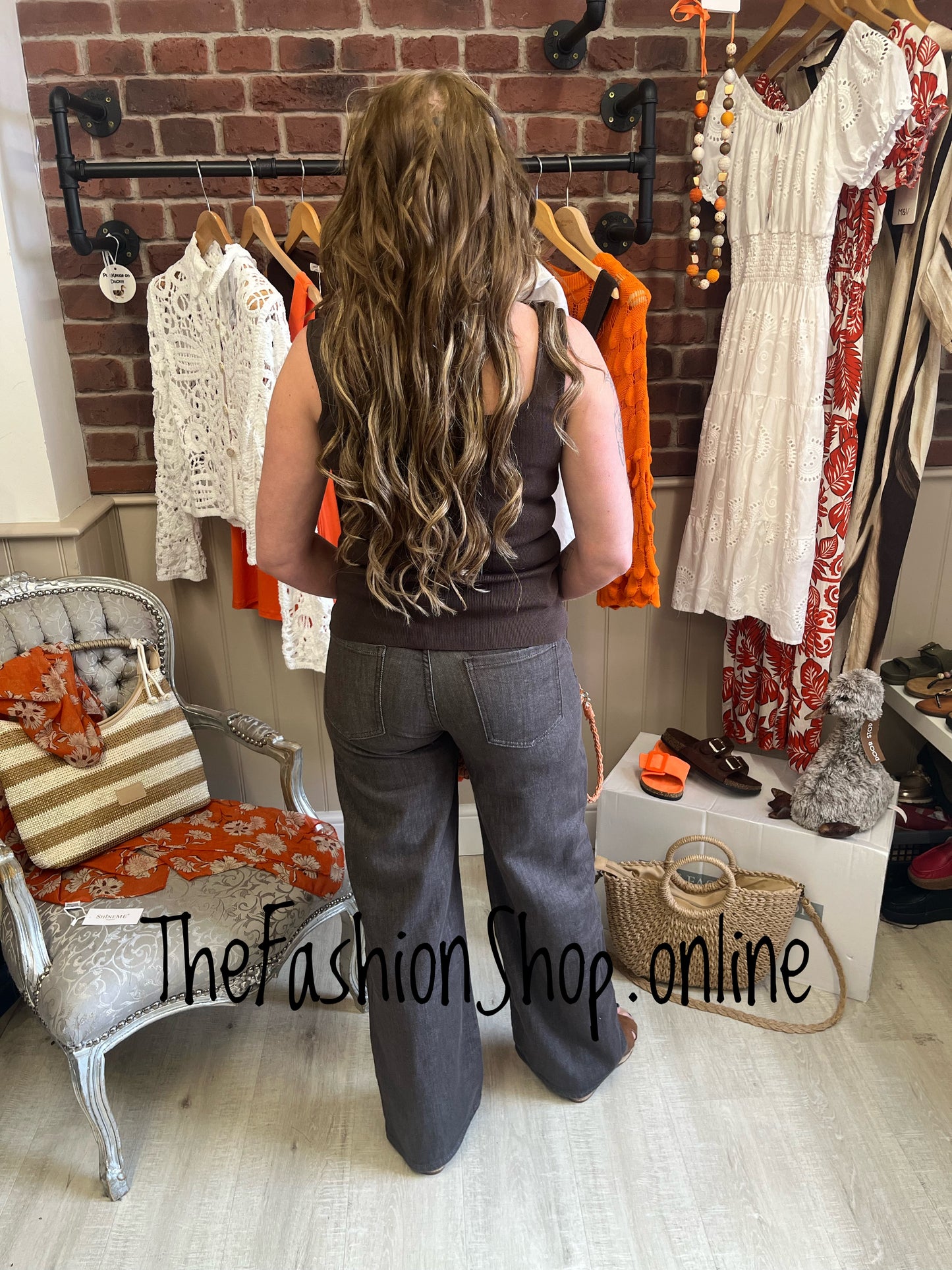 Christa brown knitted vest 8-12