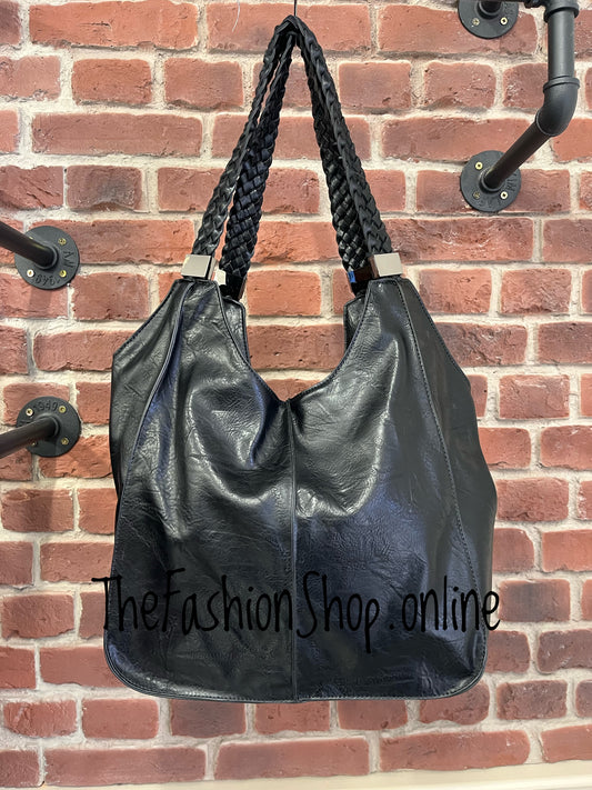 Cloe Black Shoulder Bag