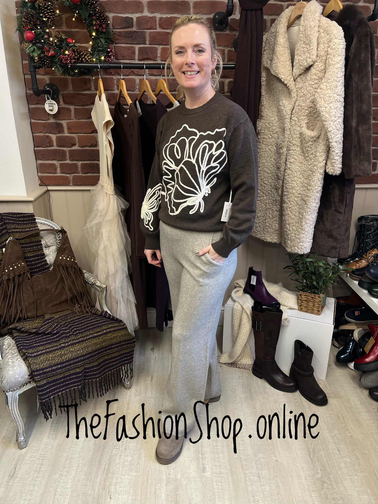 Rebecca brown embroidered jumper 8-12