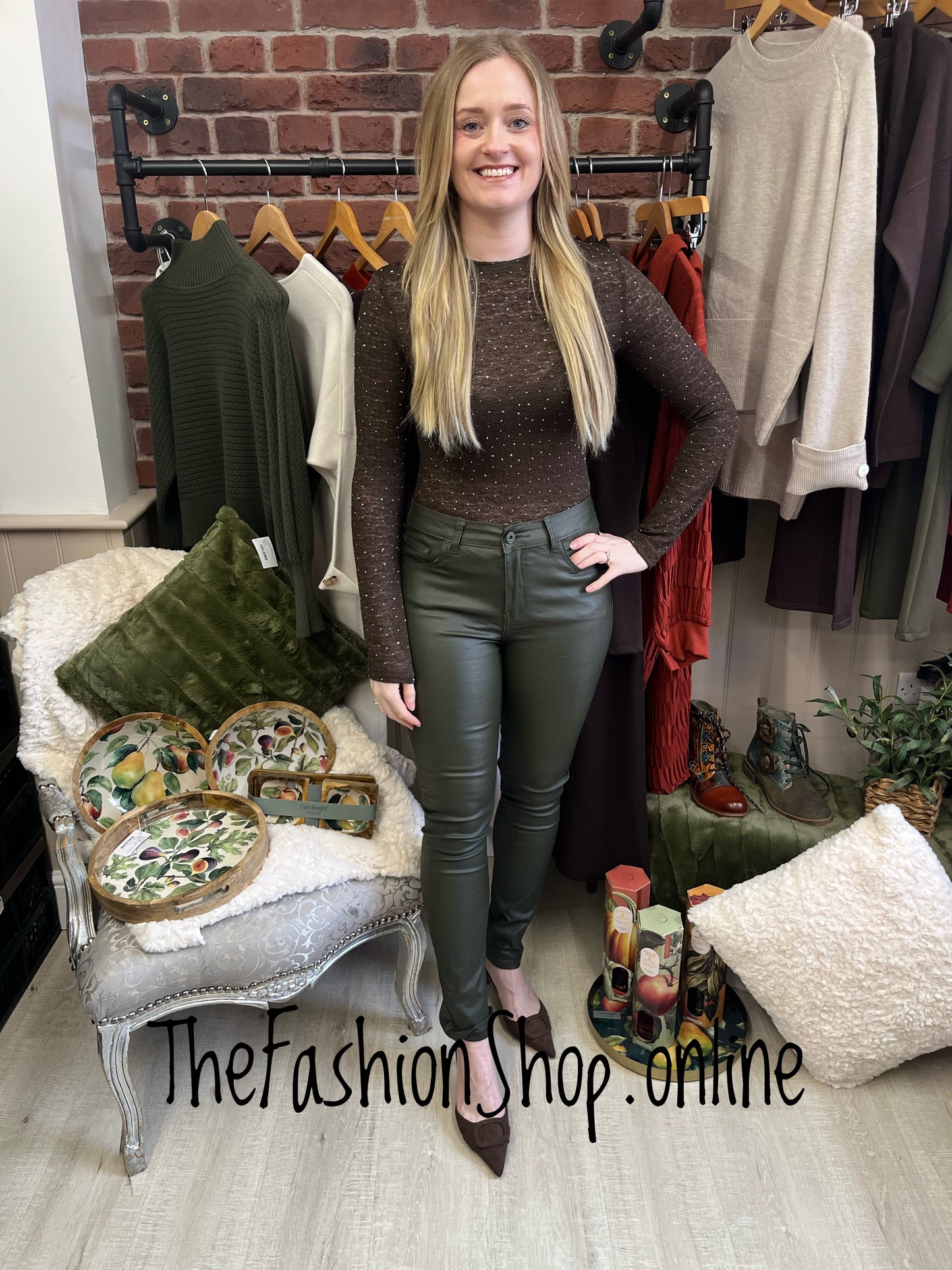 Kimberley brown crystal bodysuit 8-12