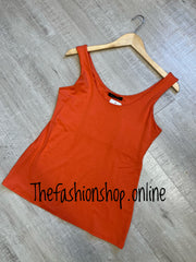 Chelsea orange soft vest 8-14 and 16-18