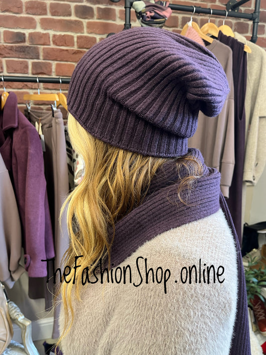Milan Damson Ribbed Hat