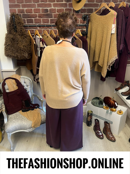 Esme camel soft jumper 16-22