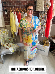 Helen Amore colourful summer dress 12-18