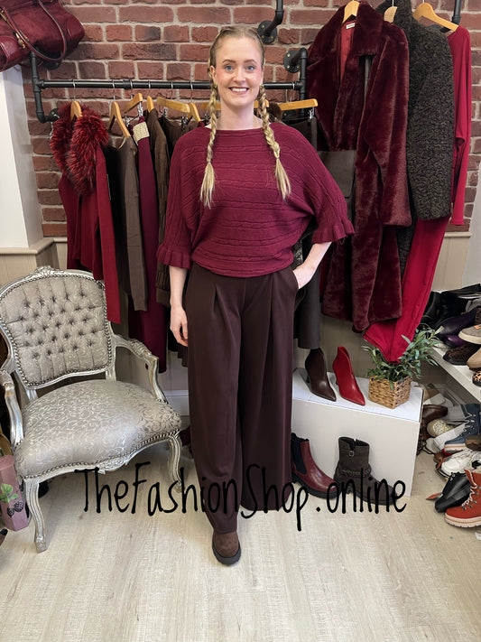 Sienna Brown Dress Trouser 8-18