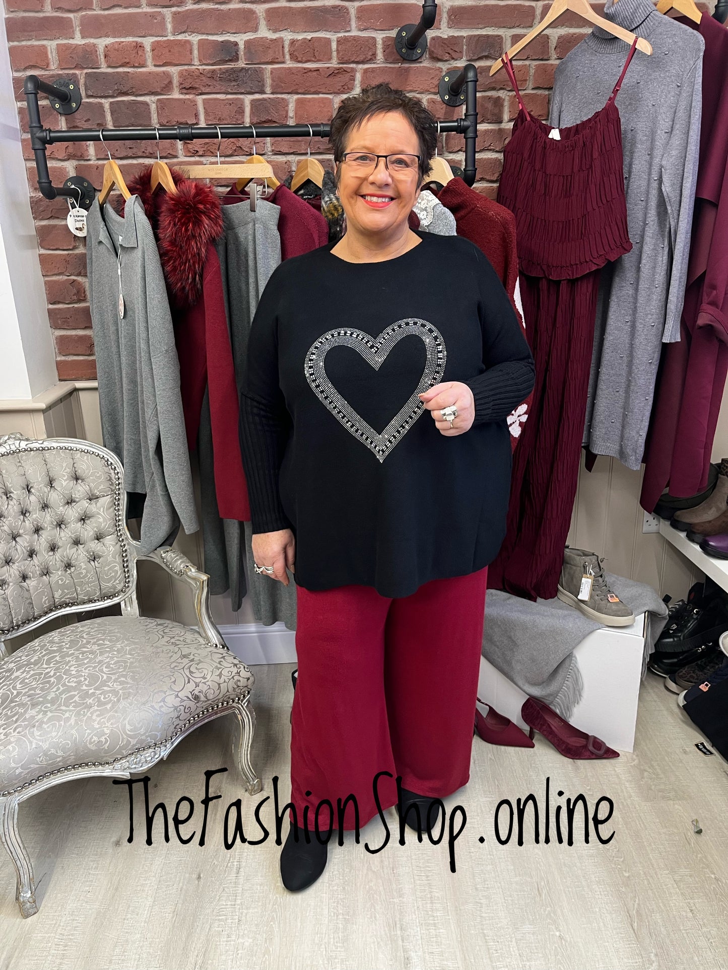 Athena Wine Trousers 16-22