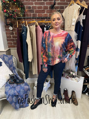 Chloe city sunset knitted jumper 10-16