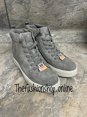 Jana stone faux suede step in ankle boot sizes 4-8 (37-42)